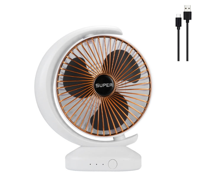 2023 New Usb Table Cooling Fan Office Desktop Portable  Rechargeable Fan Camping Outdoors Home Office