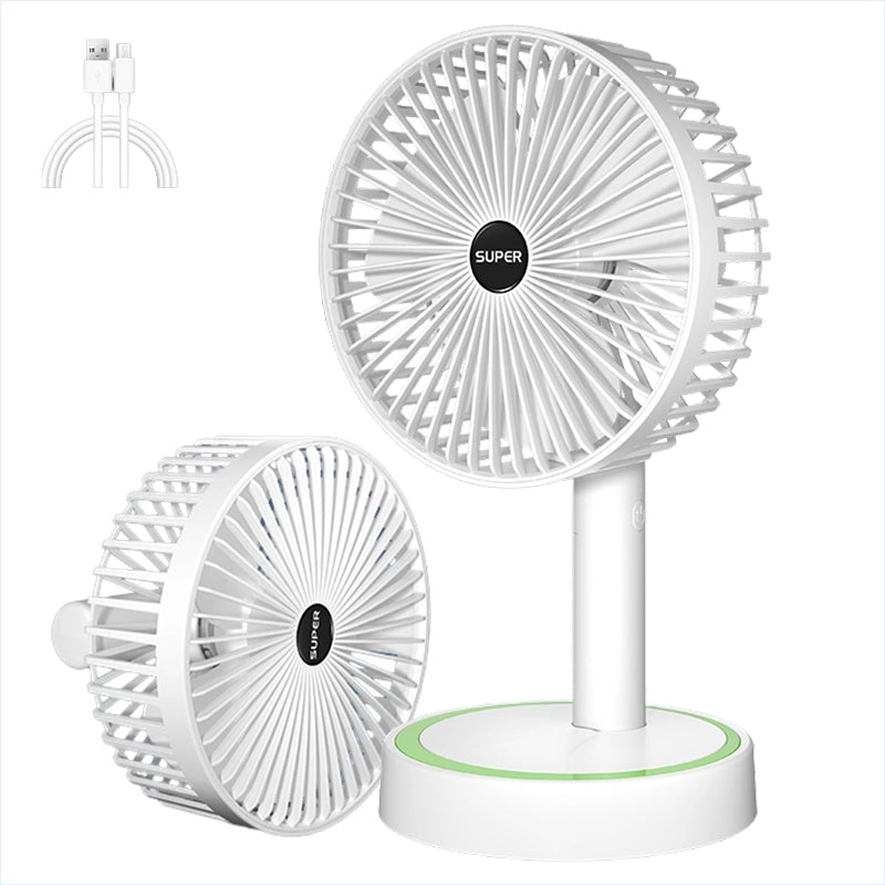 Summer Hot selling Home table Use Mini Fan Rechargeable Desk Electric Fan for Multi-scenarios